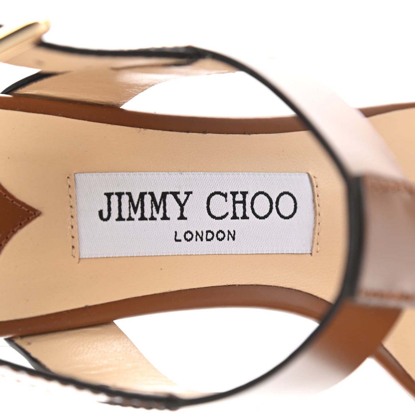 Liquid Calfskin Jin 45 Sandals 35.5 Cuoio