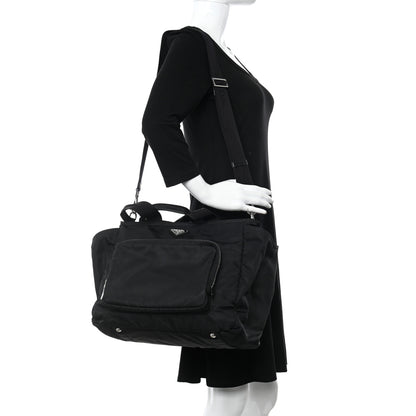 Prada Tessuto Nylon Vela Diaper Bag Black 2 of 12