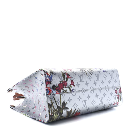 Louis Vuitton Metallic Monogram LV Garden OnTheGo MM Silver 4 of 10