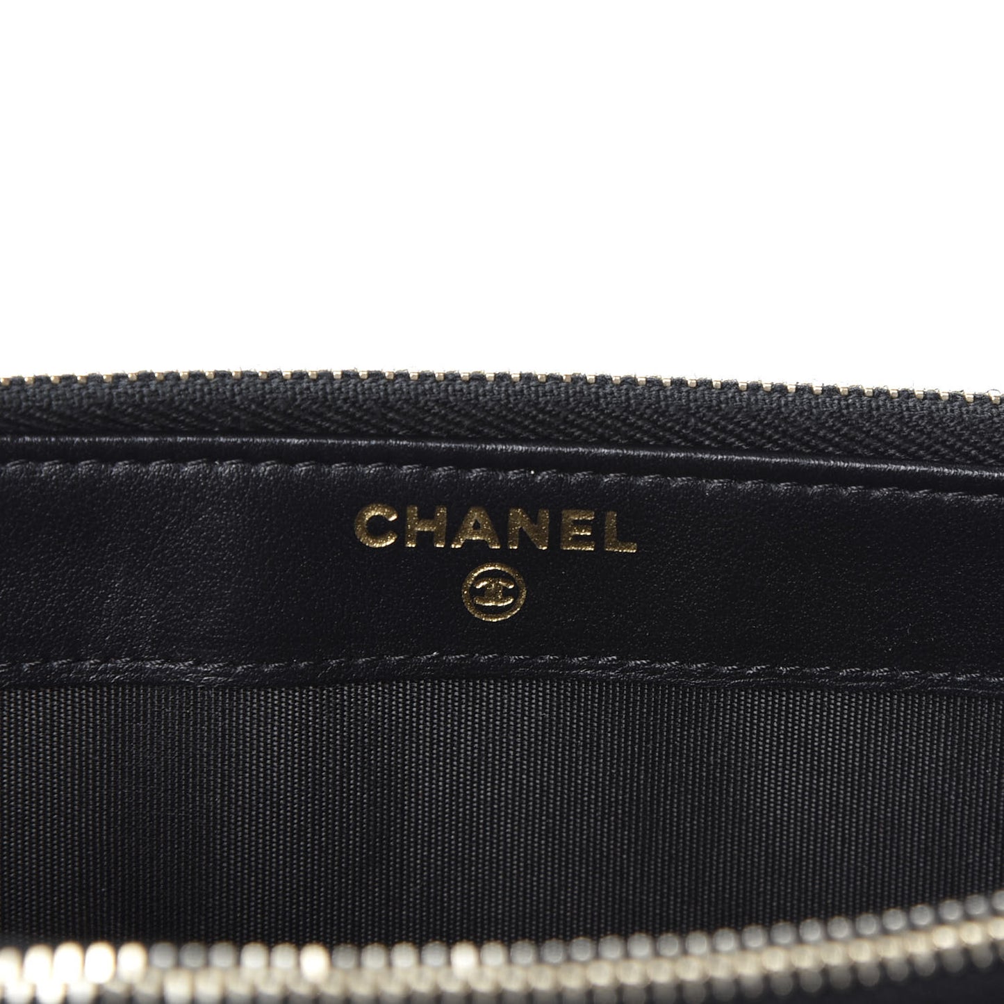 Caviar Chevron Small Boy Clutch With Chain Black