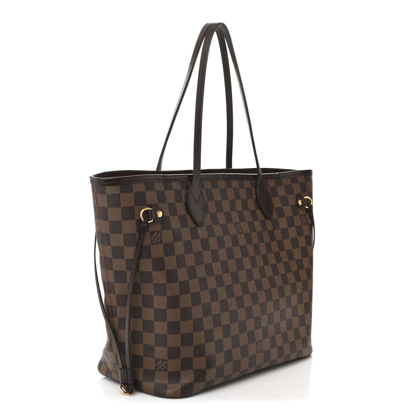 Damier Ebene Neo Neverfull MM Rose Ballerine