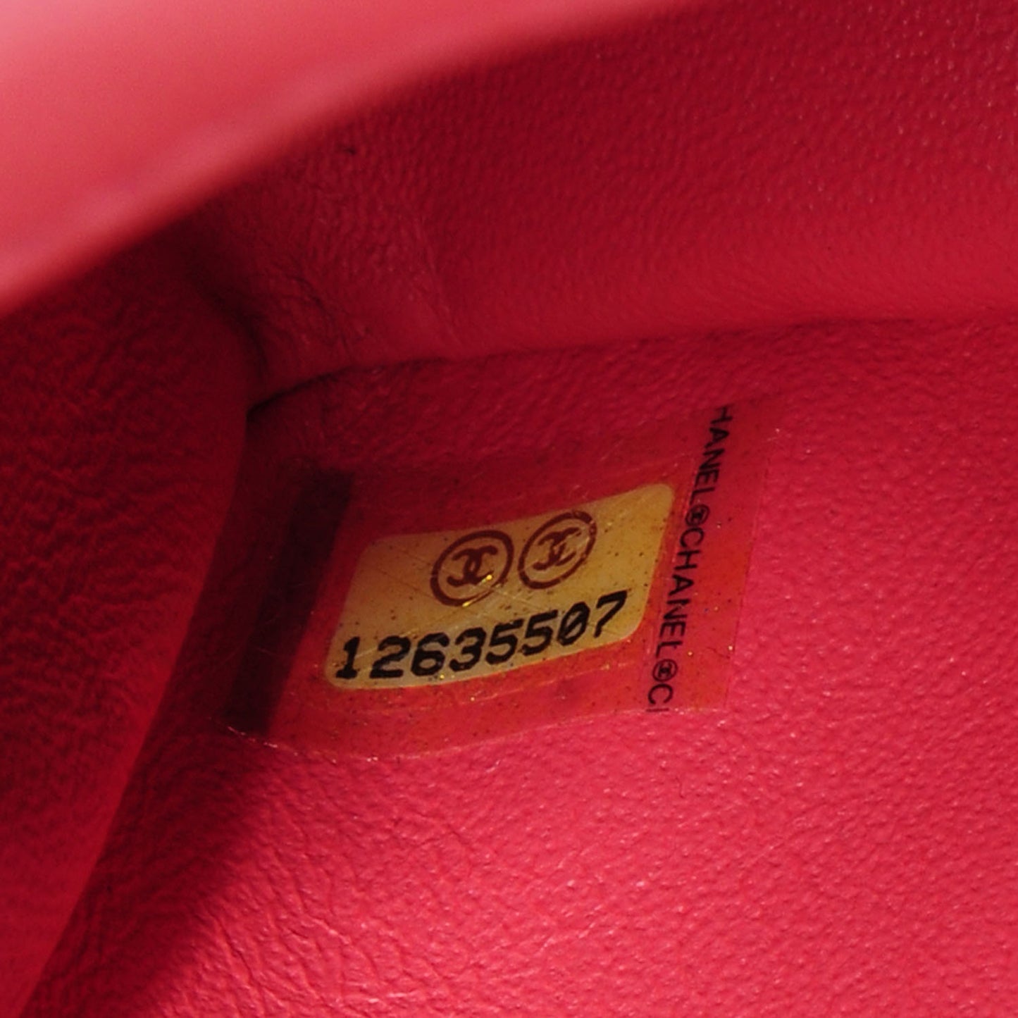 Lambskin Quilted Valentine Charms Medium Single Flap Pink