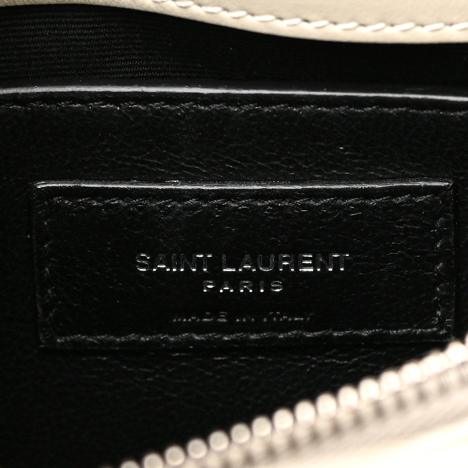 Saint Laurent Calfskin Y Quilted Monogram Small Loulou Chain Satchel Crema Soft 5 of 11