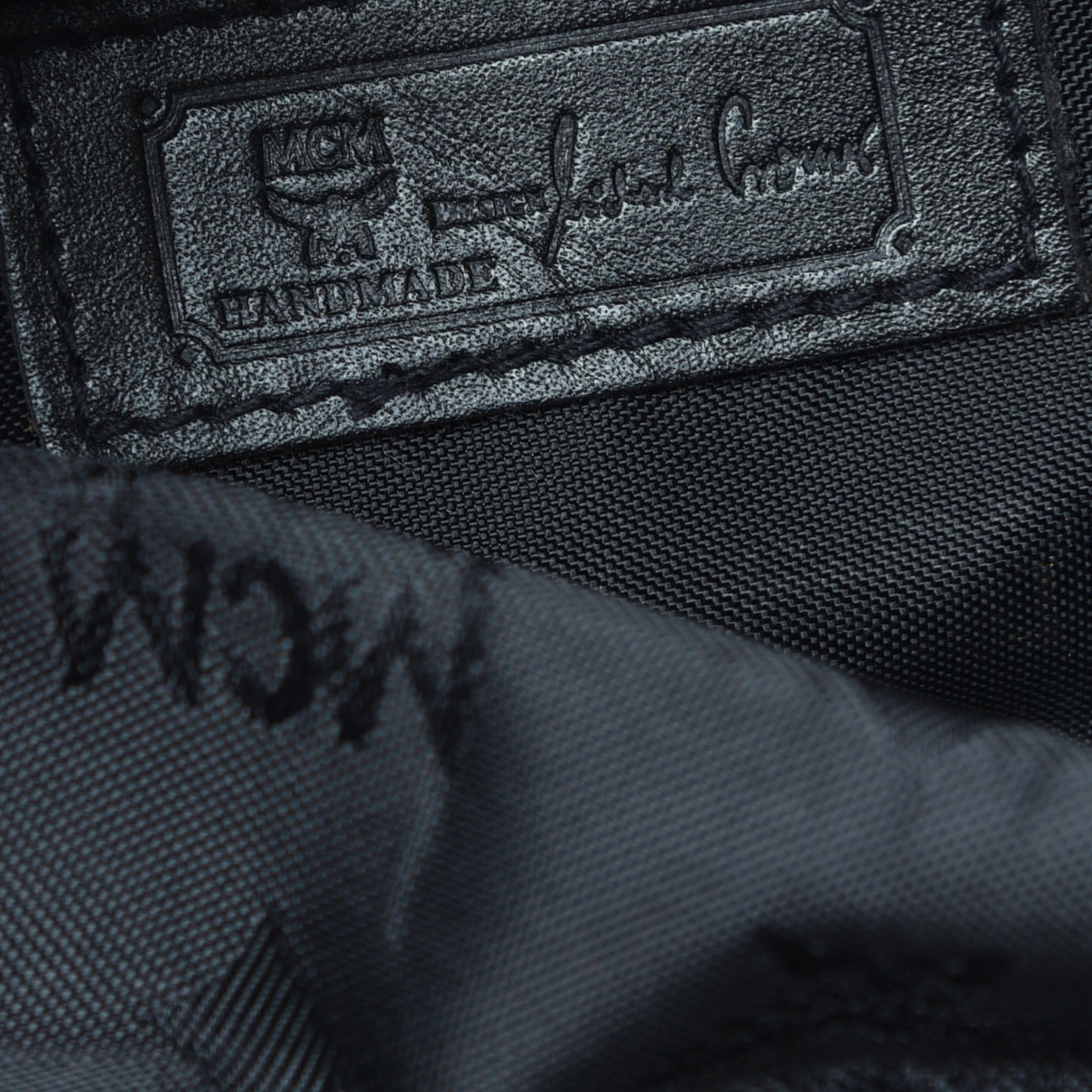 Nylon Monogram Tote Black