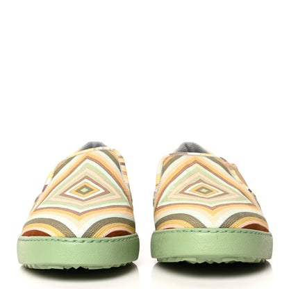 Valentino Garavani Nappa Native Couture 1975 Mens Slip On Sneakers 42 Multicolor 2 of 7
