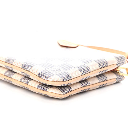 Louis Vuitton Damier Azur Double Zip Pochette 8 of 8