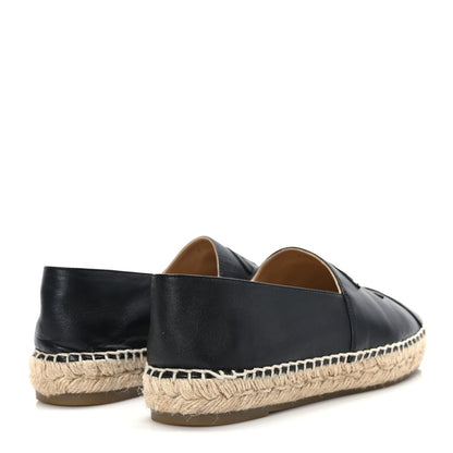 Chanel Lambskin CC Espadrilles 40 Black 4 of 8