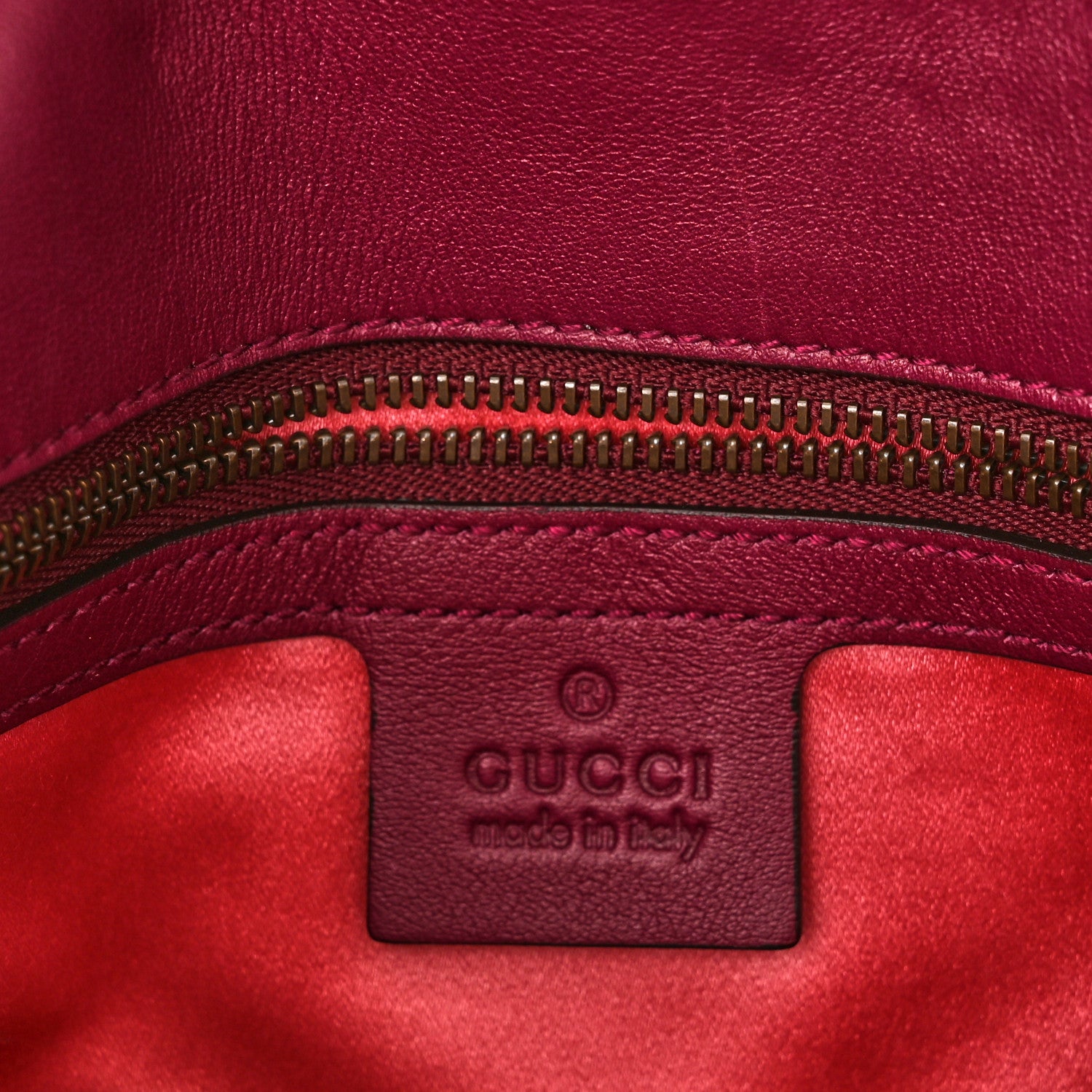 Gucci Velvet Matelasse Small GG Marmont Shoulder Bag Fuchsia Violet Cyclamen 6 of 10