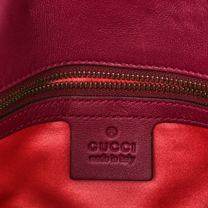 Gucci Velvet Matelasse Small GG Marmont Shoulder Bag Fuchsia Violet Cyclamen 6 of 10