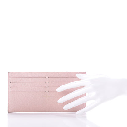Louis Vuitton Calfskin Felicie Card Holder Insert Rose Ballerine 2 of 12