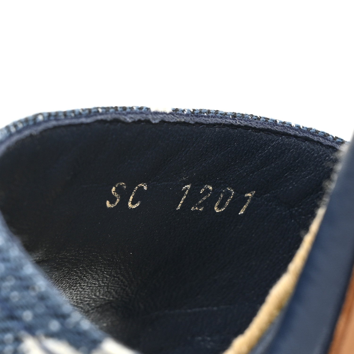 Louis Vuitton Monogram Denim Maia Wedge Sandal 36 8 of 8