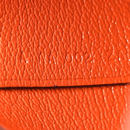 Hermes Chevre Mysore Bastia Coin Purse Feu 7 of 7