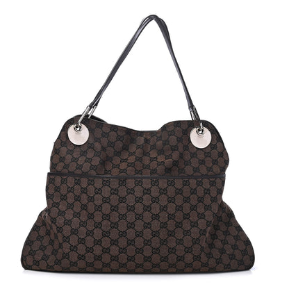 Gucci Monogram Medium Eclipse Shoulder Bag Dark Brown 1 of 5