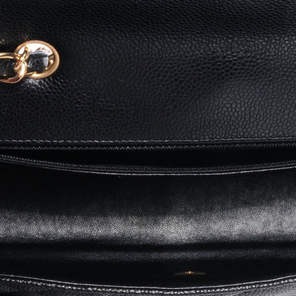 Chanel Caviar Jumbo Single Flap Black 5 of 8