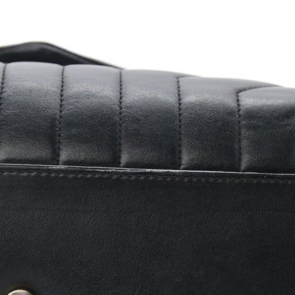 Saint Laurent Calfskin Y Quilted Monogram Large Loulou Chain Satchel Black 16 of 17