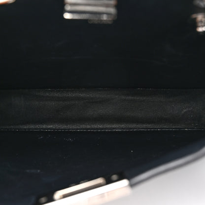 Fendi X NOEL FIELDING Cuoio Romano Painted Mini Peekaboo I SEE U Satchel Black Multicolor 6 of 17