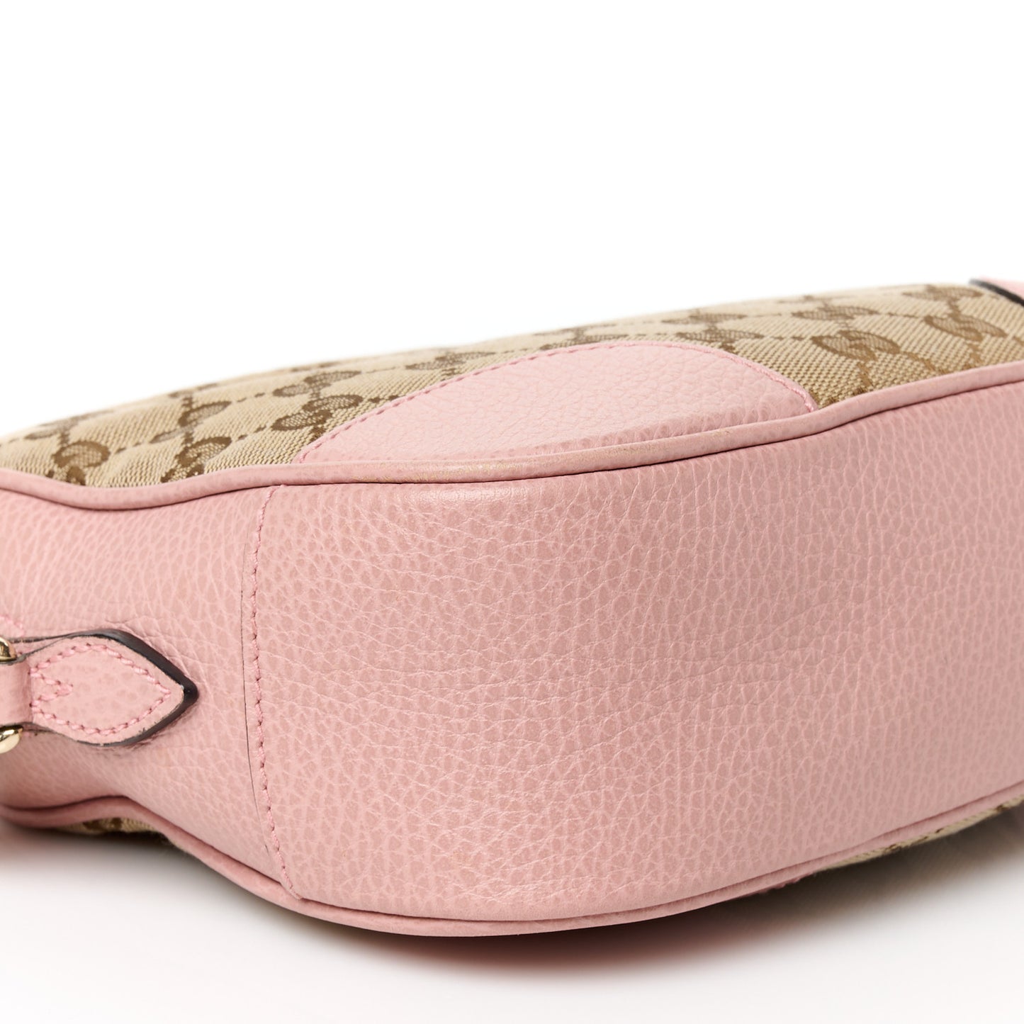 Monogram Mini Bree Messenger Bag Beige Soft Pink
