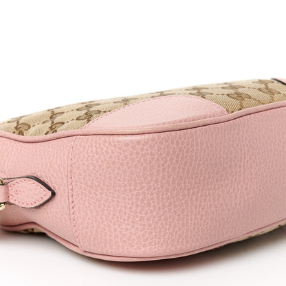 Gucci Monogram Mini Bree Messenger Bag Beige Soft Pink 10 of 11