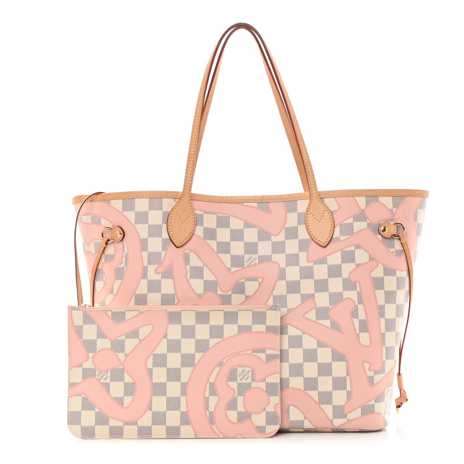 Louis Vuitton Damier Azur Tahitienne Neverfull MM 1 of 23