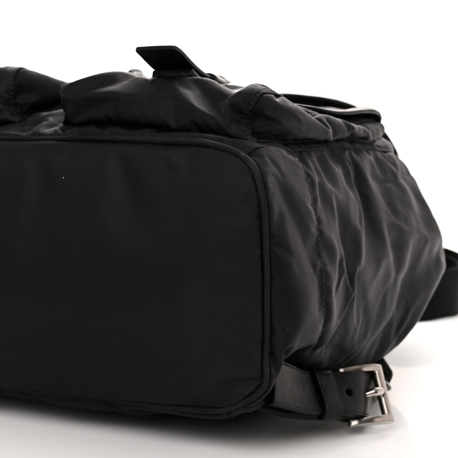 Prada Nylon Vela Medium Backpack Black 10 of 13