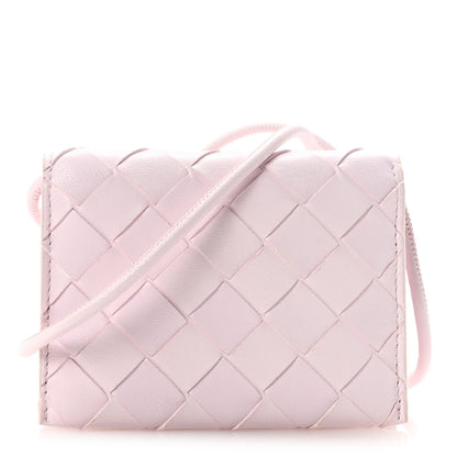 Bottega Veneta Nappa Intrecciato Card Case On Strap Bliss 1 of 9