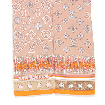 Louis Vuitton Silk Monogram Map Bandeau 3 of 6
