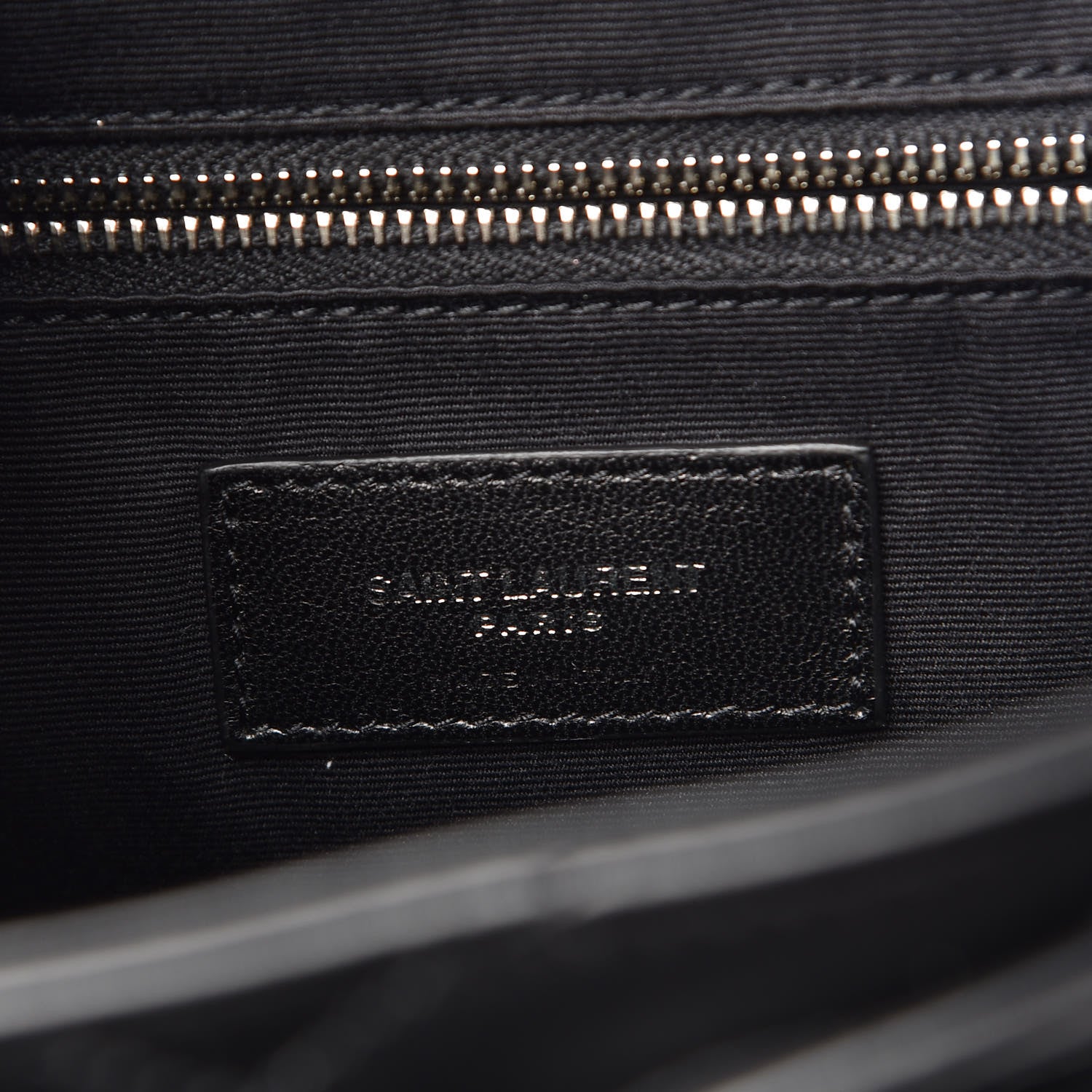 Saint Laurent Calfskin Y Quilted Monogram Small Loulou Backpack Black 6 of 10