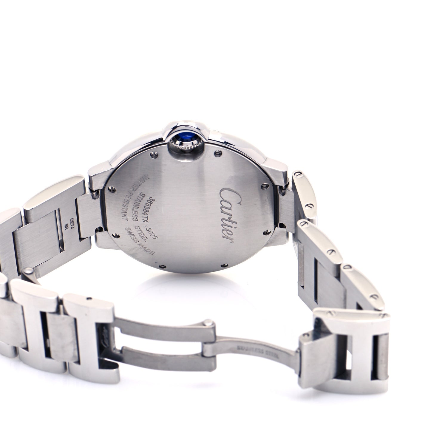 Stainless Steel 33mm Ballon Bleu De Cartier Quartz Watch