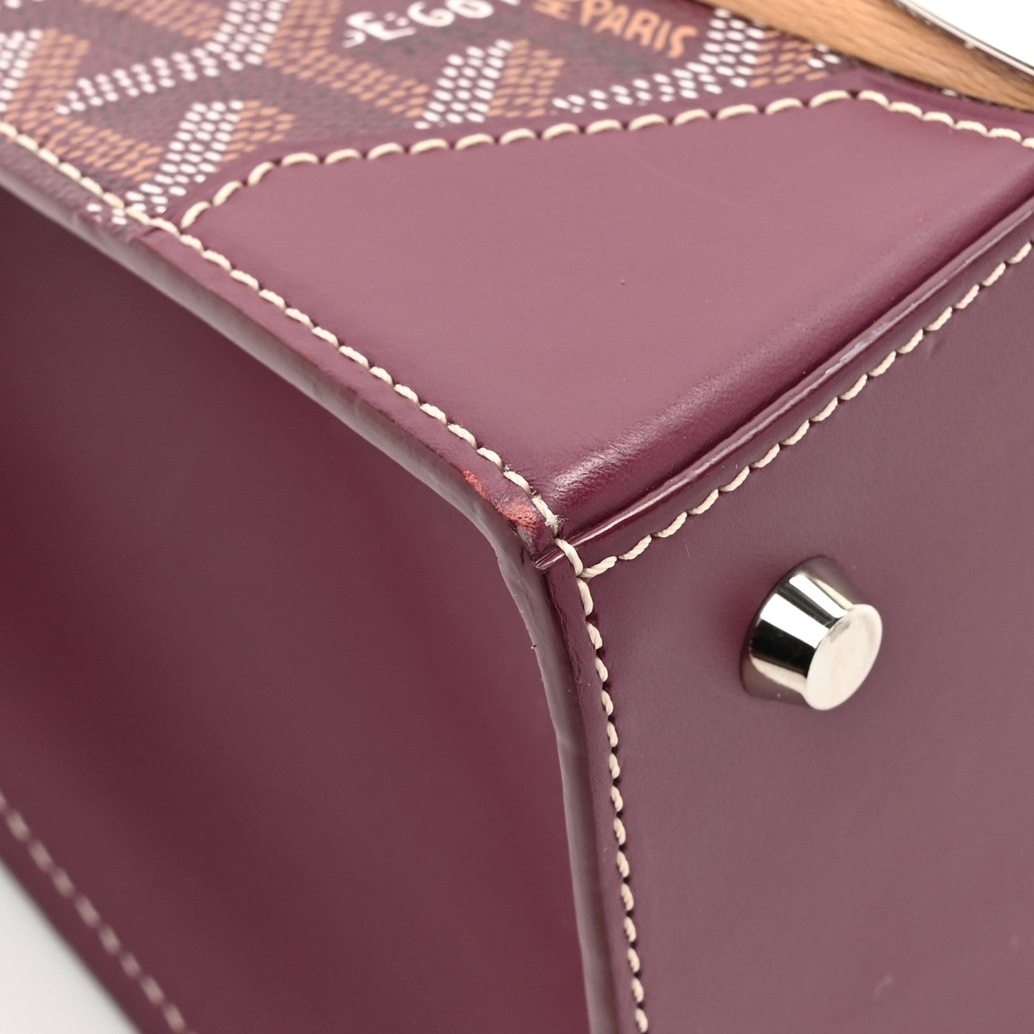 Goyard Goyardine Saigon PM Burgundy 12 of 18