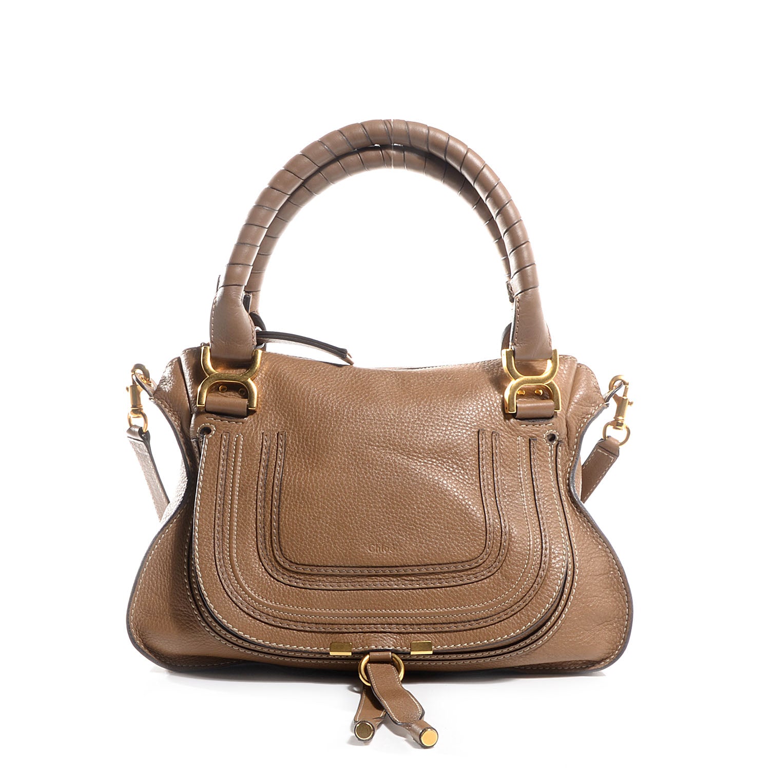Chloe Calfskin Medium Marcie Satchel Nut 1 of 8