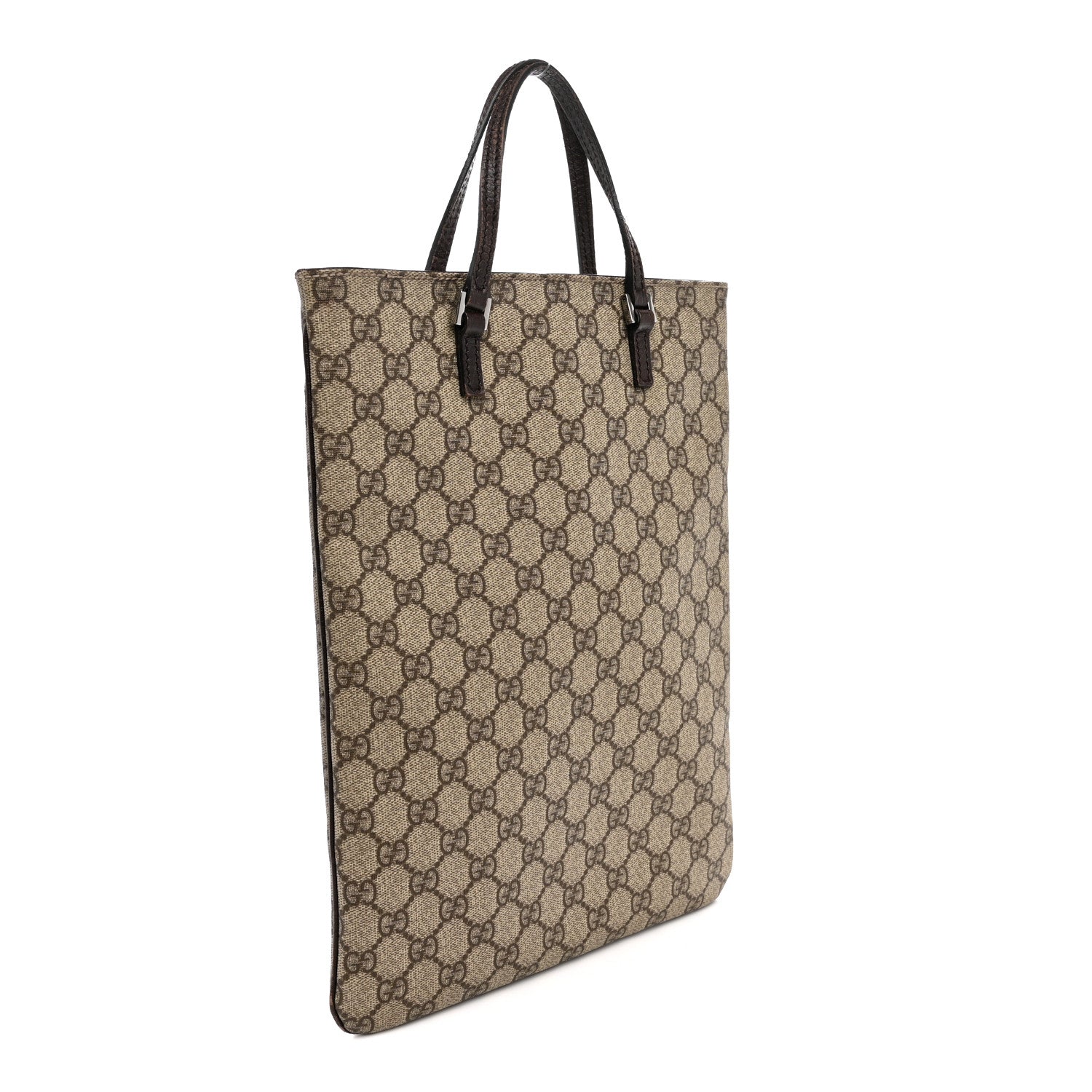 Gucci GG Plus Monogram Flat Vertical Tote Dark Brown 2 of 11