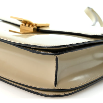 Celine Spazzolato Calfskin Medium Classic Box Flap Bag Taupe 10 of 10