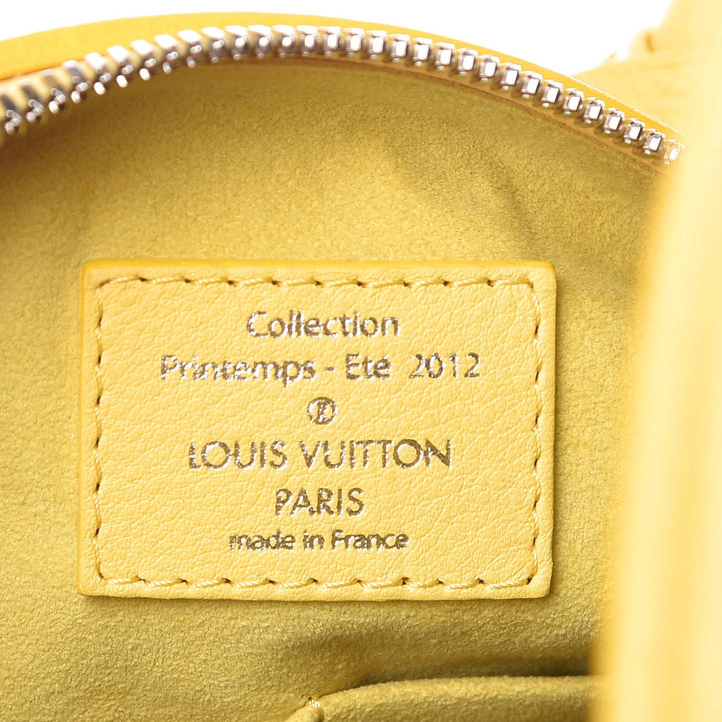 Monogram Denim Speedy Round Yellow