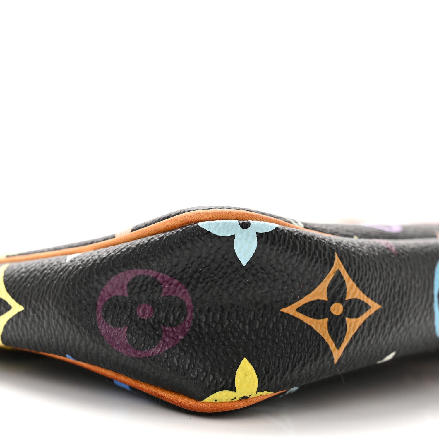 Louis Vuitton LOUIS VUITTON Monogram Multicolor Pochette Accessories Black 8 of 10