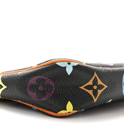 Louis Vuitton LOUIS VUITTON Monogram Multicolor Pochette Accessories Black 8 of 10