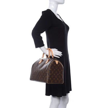 Louis Vuitton Monogram Perforated Speedy 30 Orange 2 of 10