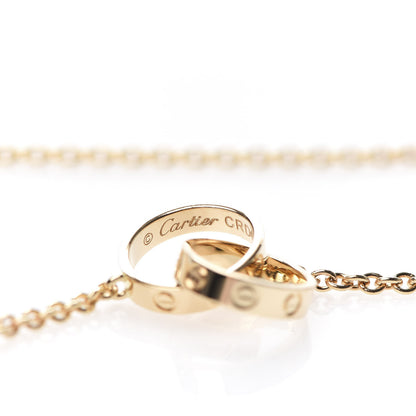 Cartier 18K Yellow Gold Interlocking LOVE Necklace 5 of 8