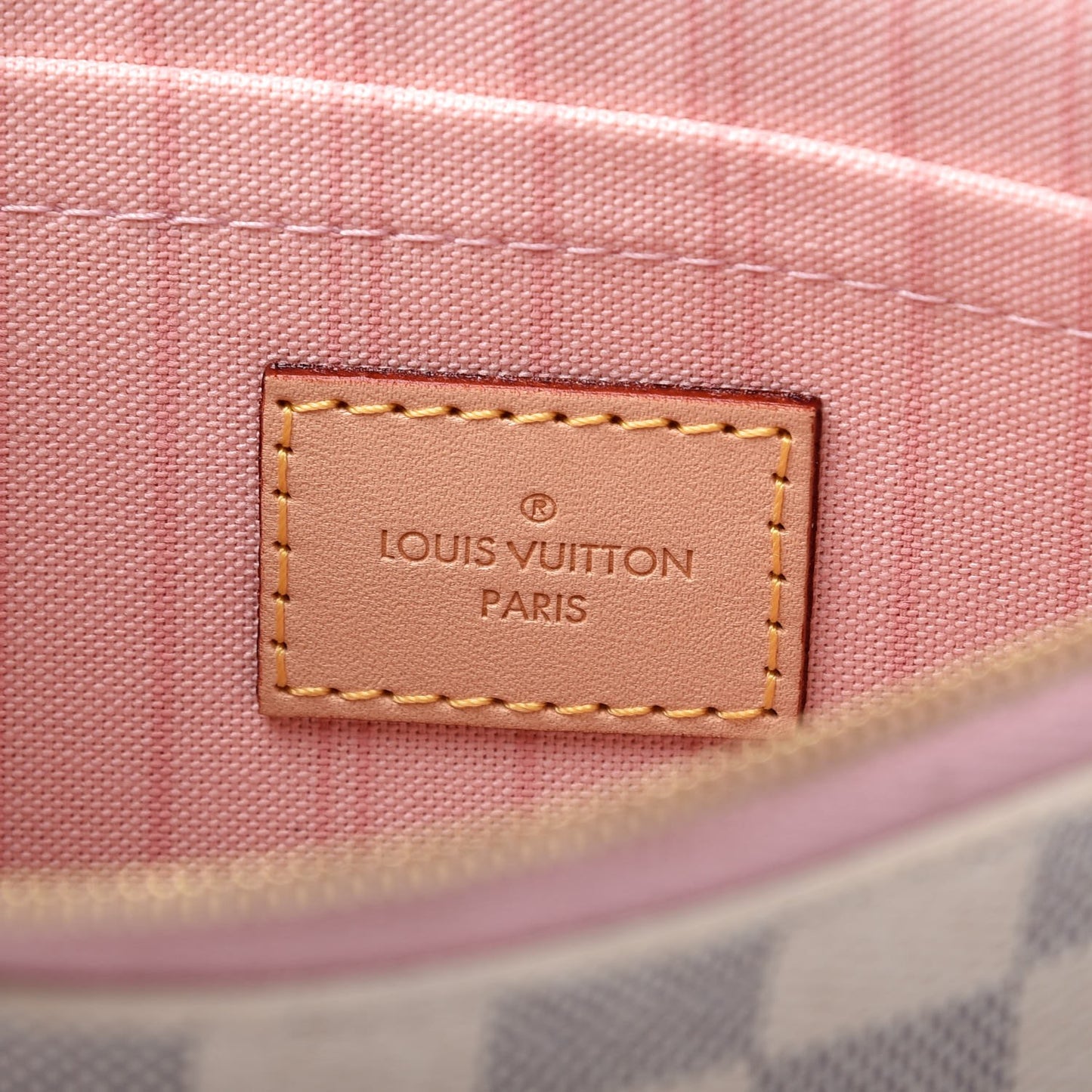 Damier Azur Neverfull MM GM Pochette Rose Ballerine