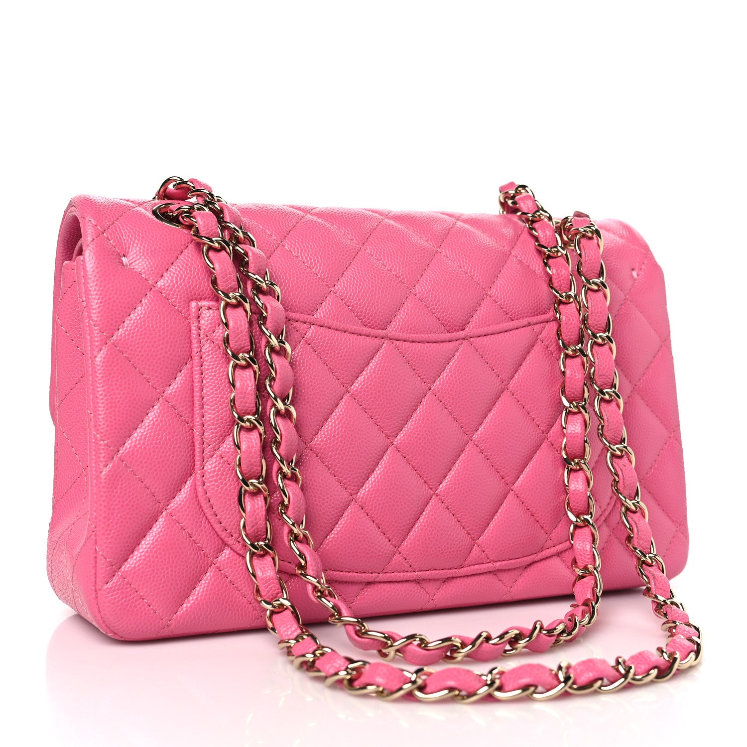 Chanel Caviar Quilted Small Double Flap Pink 4 of 10