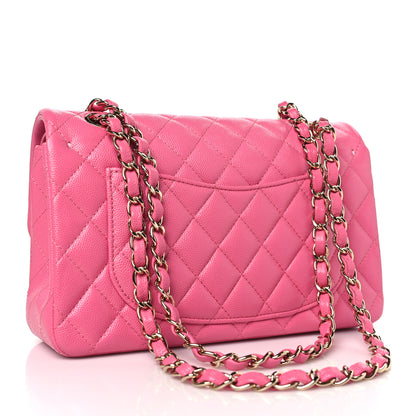 Chanel Caviar Quilted Small Double Flap Pink 4 of 10