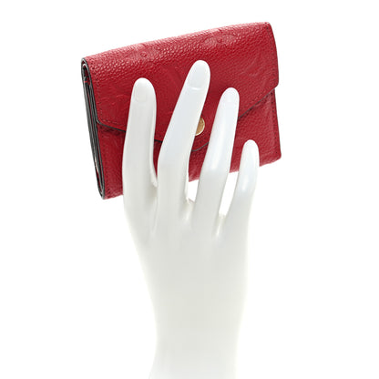 Louis Vuitton Empreinte Zoe Wallet Scarlet 2 of 6