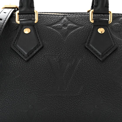 Louis Vuitton Empreinte Monogram Giant Speedy Bandouliere 20 Black 7 of 9