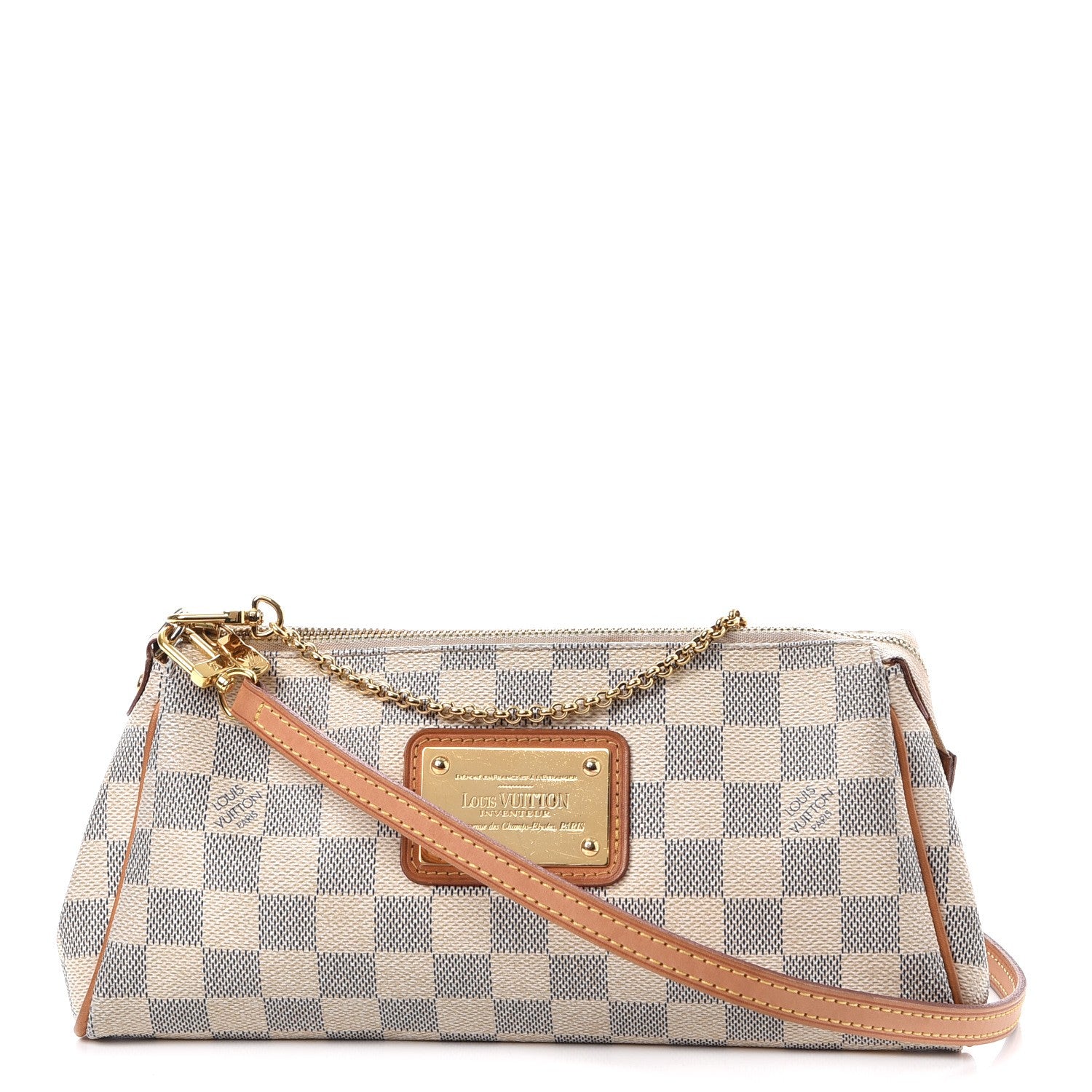 Louis Vuitton Damier Azur Eva Clutch 1 of 9