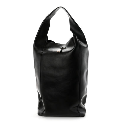 Saint Laurent Supple Calfskin Large Tanger Hobo Black 1 of 10