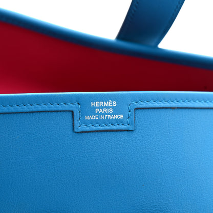 Hermes Swift Verso Jige Elan 29 Clutch Bleu Frida Rose Mexico 6 of 6