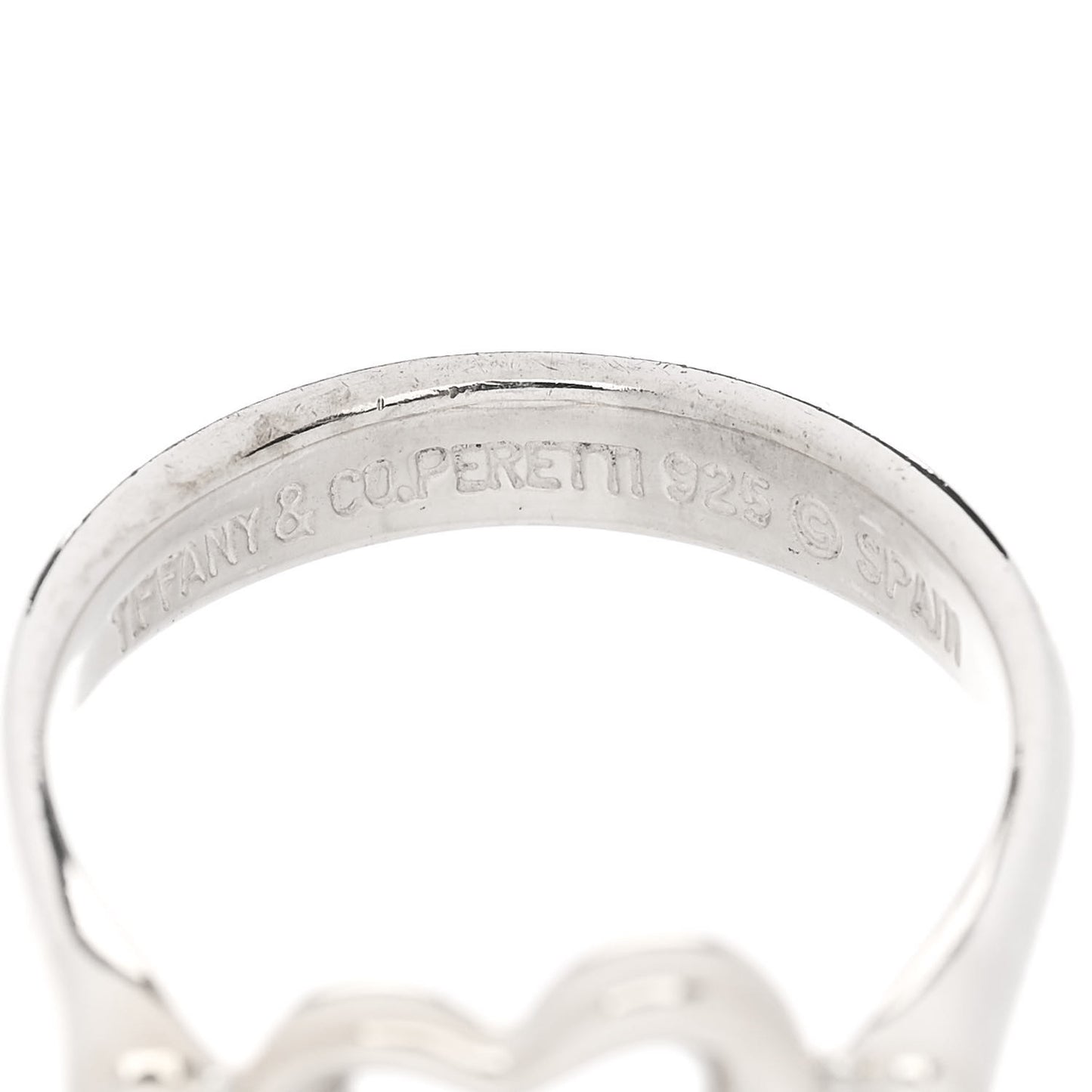 Sterling Silver Elsa Peretti Open Heart Ring 50 5.5