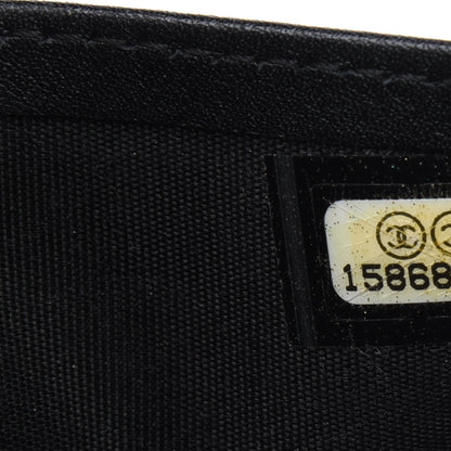 Chanel Patent Quilted Large Brilliant Flap Wallet Black 8 of 20