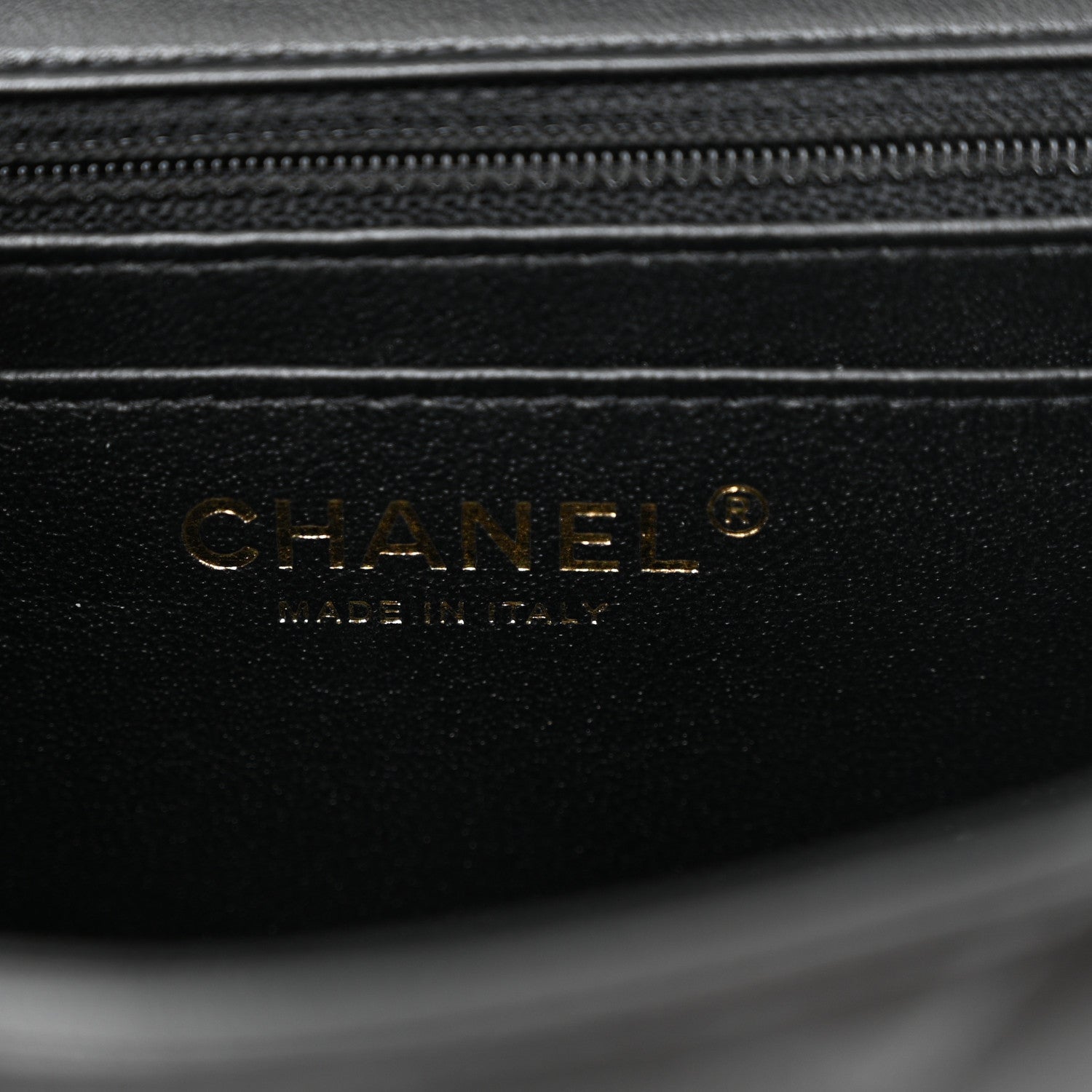 Chanel Lambskin Quilted Mini Square Flap Black 6 of 11
