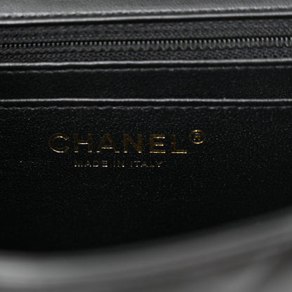 Chanel Lambskin Quilted Mini Square Flap Black 6 of 11