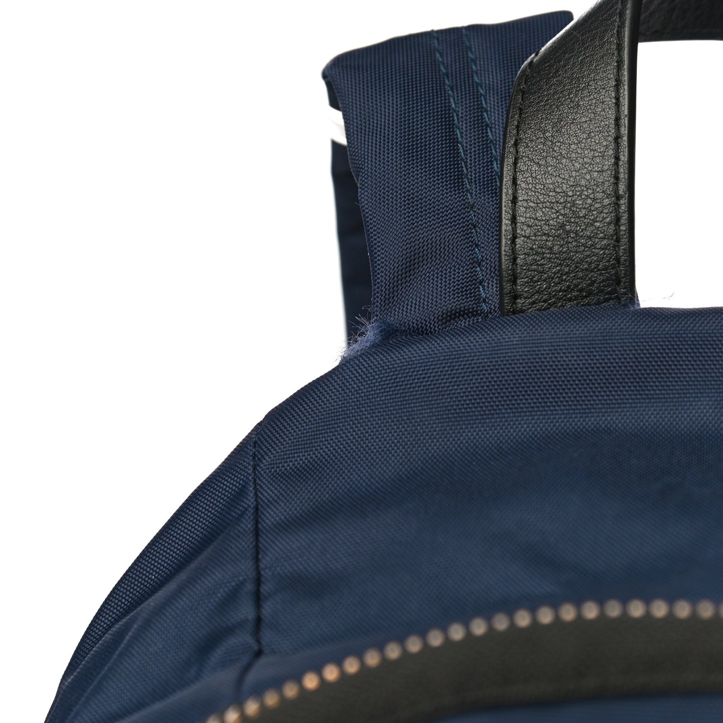 Nylon Biker Backpack Blue